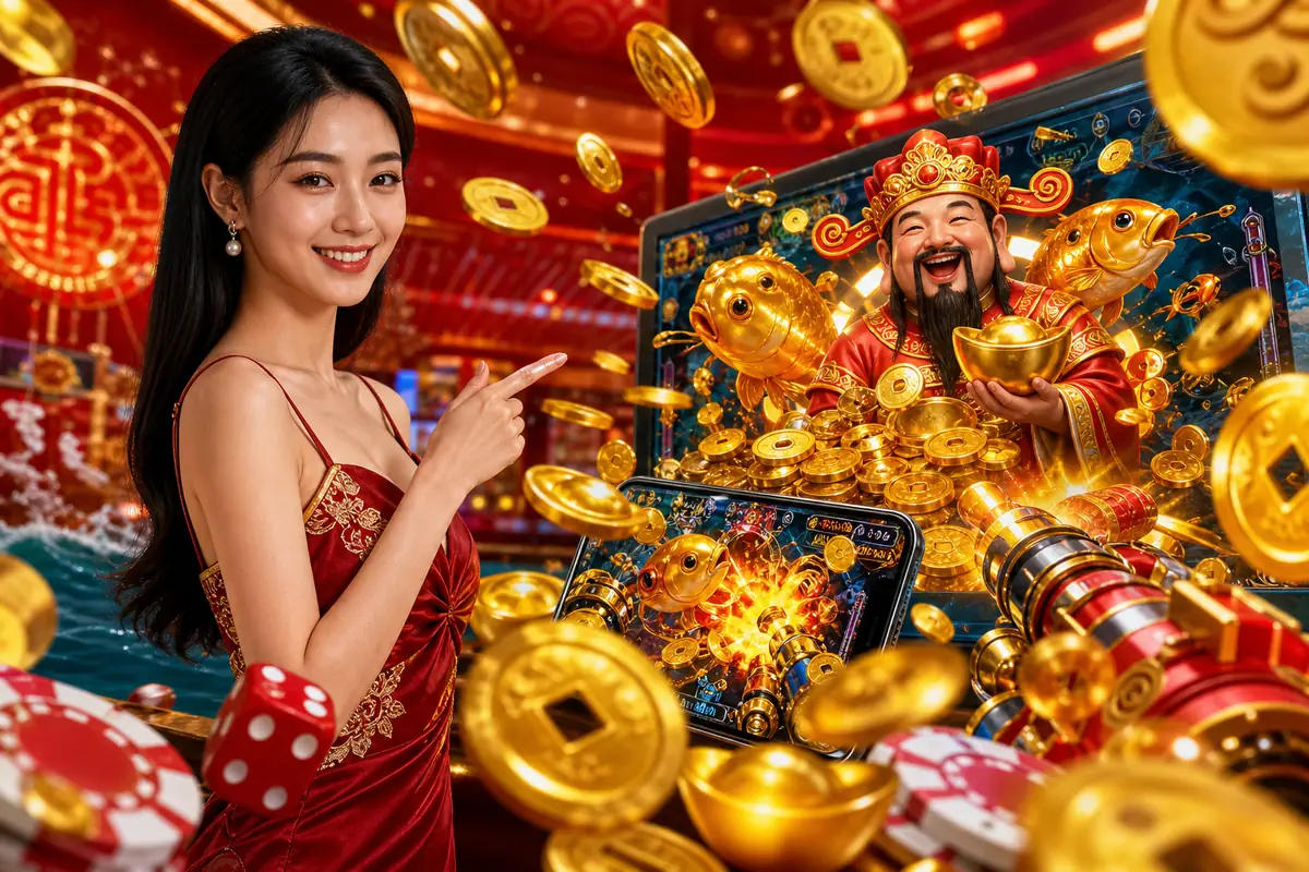 huzy Treasure Boat Fishing Game